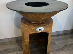 Brasero Plancha Extérieur 74 cm Corten