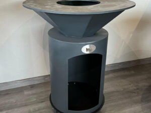 Brasero Plancha Extérieur 74 cm gris anthracite 7016