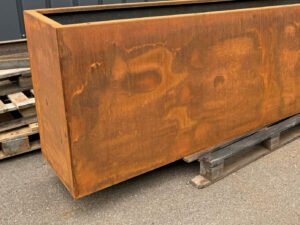 Bac à Fleurs Tôle Acier Corten (2mm)