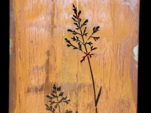 Brise-vue décoratif Graminées en acier Corten (3mm)